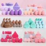 Conjunto de 12 Esponjas de Maquilhagem Multiusos